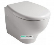 Унитаз Galassia Eden подвесной без бачка без сиденья белый 7212