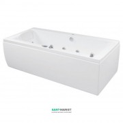 Ванна аеро- та гідромасажна акрилова прямокутна PoolSpa Windsor 180х85 система Titanium білий PHPNT10STTC0000