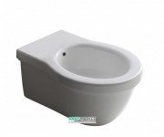 Біде Galassia Ethos підвісне з отвором під змішувач з переливом білий 8440M