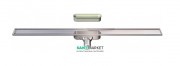 Душевой канал ACO ShowerDrain C 70х1185 мм низкий сифон без решетки нержавеющая сталь 408748