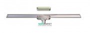 Душовою канал ACO ShowerDrain C 70х985 мм низький сифон без решітки нержавіюча сталь 408746