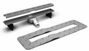 Желоб водосточный Radaway Slim 750 мм нержавеющая сталь 5L075S