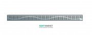 Решетка для сливного трапа ACO ShowerDrain C Волна 1185 мм нержавеющая сталь 408562