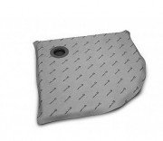 Душевая плита Radaway RadаDrain с компактным желобом 990x990 мм 5AK1010