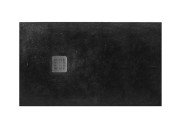 Душовий піддон Roca Terran 160х90 см штучний камінь чорний AP0164038401400