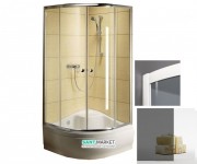 Душова кабіна Radaway Classic A90 / 170 білий профіль / скло графіт 30001-04-05