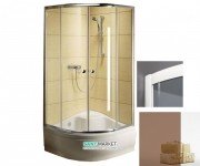 Душевая кабина Radaway Classic A80/170 белый профиль/коричневое стекло 30011-04-08