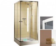 Душова кабіна Radaway Classic C90 білий профіль / коричневе скло 30050-04-08
