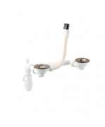 Сифон для двойной раковины Radaway с переливлом 519K