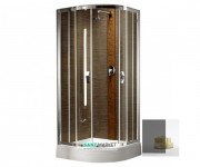 Душова кабіна Radaway Afrodita 80х80 см профіль хром / скло графіт 30112-01-05NA