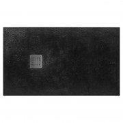 Душевой поддон Roca Terran 120х90 см искусственный камень черный AP014B038401400