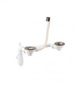 Сифон для подвійної раковини Radaway з перелівлом 519K