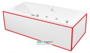 Панель для ванни PoolSpa Windsor фронтальна 180х85 см L ліва акрил білий PWOAO10OWL00000