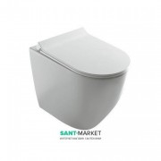 Унітаз Galassia Dream підлоговий без бачка без сидіння білий 7310