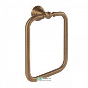Тримач для рушників Tres Retro-Tres настінний зістарена латунь матовий 02463609LM