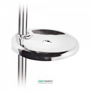 Мильниця для душової штанги Tres Avan-tres Ø18 мм і Ø24 мм хром 134637