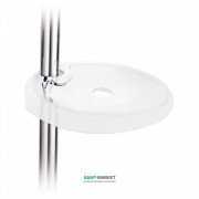 Мильниця для душової штанги Tres Avan-tres Ø18 мм і Ø24 мм прозоре скло 53463705