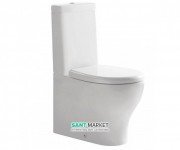 Унитаз Galassia Eden напольный без бачка без сиденья белый 7217