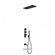 Душевая система Tres Block System colors термостатическая черный матовый 20635301NM