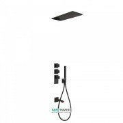 Душова система Tres Block System colors термостатична чорний матовий 20625301NM