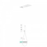 Душевая система Tres Block System colors термостатическая белый матовый 20625301BM
