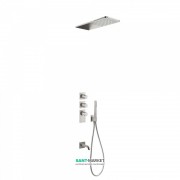 Душевая система Tres Block System colors термостатическая сталь 20635301AC