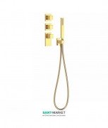 Термостат для душу Tres Block System colors 4 споживача золото 20625491OR