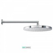 Верхний душ со стены Tres Ø 300 мм с кронштейном хром 134432
