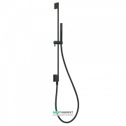 Душовий гарнітур зі штангою Tres Showers латунь чорний матовий 03493101NM