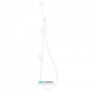 Душевой гарнитур со штангой Tres Showers латунь белый матовый 03493101BM