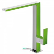 Змішувач для кухні Tres Top Tres colors одноважільний зелений/хром 106486VE