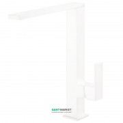 Змішувач для раковини Tres Cuadro colors одноважільний білий матовий 00648501BM