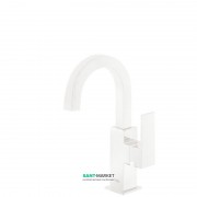 Змішувач для раковини Tres Cuadro colors одноважільний білий матовий 00660502BM