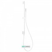 Душовий гарнітур зі штангою Tres Showers латунь білий матовий 03493201BM