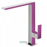 Смеситель для кухни Tres Top Tres colors однорычажный фиолетовый/хром 106486VI