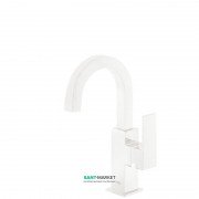 Смеситель для раковины Tres Cuadro сolors однорычажный белый матовый 00660502BM