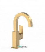 Змішувач для раковини Tres Cuadro colors одноважільний золото матовий 00660502OM