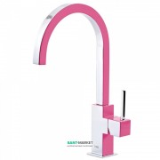 Змішувач для кухні Tres Top Tres colors одноважільний фуксія/хром 130497FU