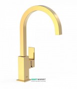 Змішувач для раковини Tres Cuadro colors одноважільний золото 00660702OR