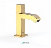 Кран для раковини Tres Cuadro colors для холодної води одновентильний золото 00750301OR