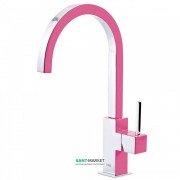 Смеситель для кухни Tres Top Tres colors однорычажный фуксия/хром 130497FU