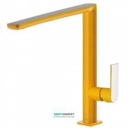 Змішувач для кухні Tres Top Tres colors одноважільний янтарно-жовтий/хром 20044001AM