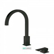 Змішувач для раковини Tres Cuadro colors консольний одноважільний чорний матовий 00610503NM