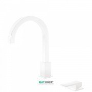 Змішувач для раковини Tres Cuadro colors консольний одноважільний білий матовий 00610503BM