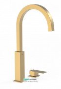 Змішувач для раковини Tres Cuadro colors консольний одноважільний золото матовий 00610504OM