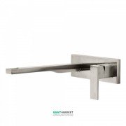 Змішувач для раковини Tres Cuadro colors настінний одноважільний сталь 00620004AC