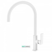 Смеситель для кухни Tres Top Tres colors однорычажный белый матовый 20044002BM