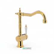 Змішувач для кухні Tres Tres-Сlasic color одноважільний золото 24234101OR