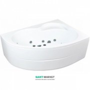 Ванна гидромассажная акриловая PoolSpa Mistral 160х105 R правая система Smart 1 белый PHA6F10ST1C0000