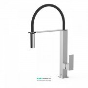 Змішувач для кухні Tres Cuadro Tres з висувною лійкою хром 00648701